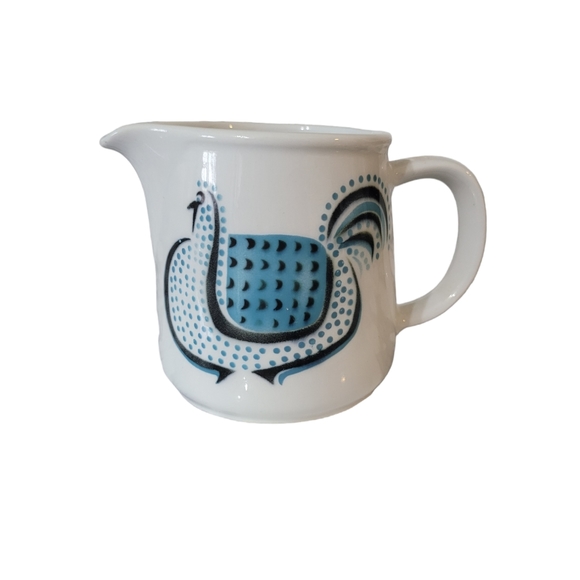 Arabia of Finland Blue Chicken Creamer - Picture 4 of 10